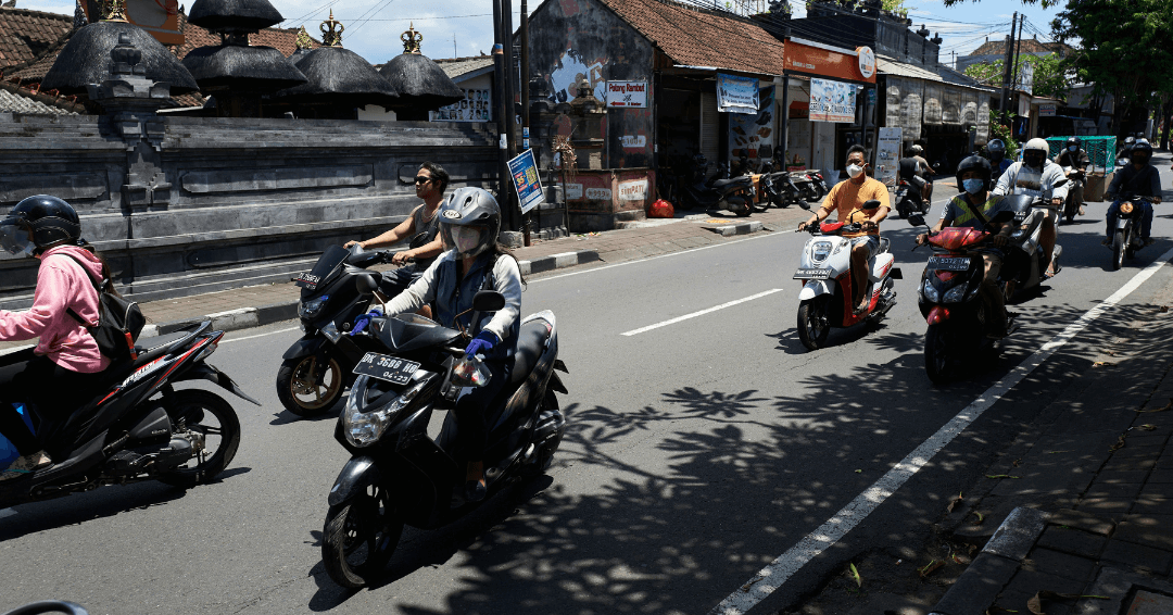 Scooter on Road